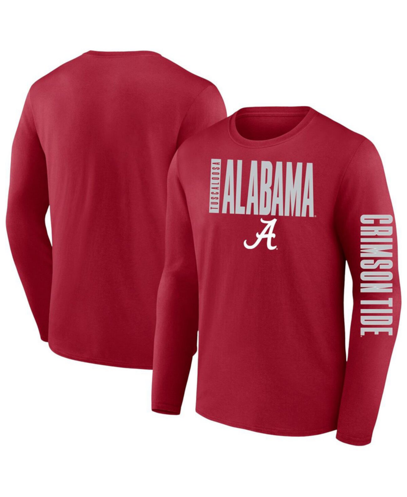 Men's Crimson Alabama Crimson Tide Big Tall Vision Long Sleeve T-Shirt Fanatics