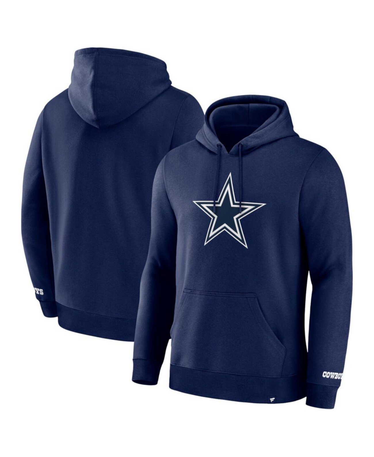 Men's Navy Dallas Cowboys Legacy Fleece Pullover Hoodie Fanatics