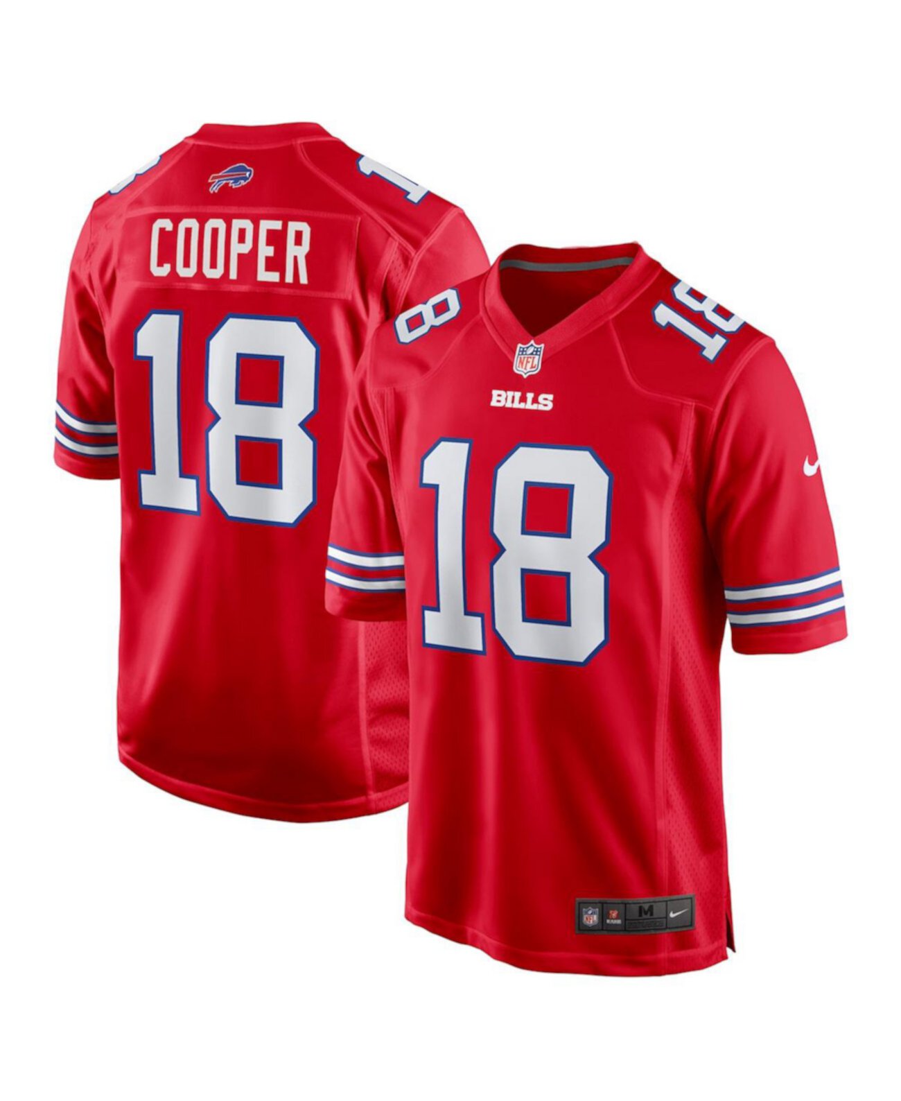 Men's Amari Cooper Red Buffalo Bills 2nd Alternate Game Jersey Nike