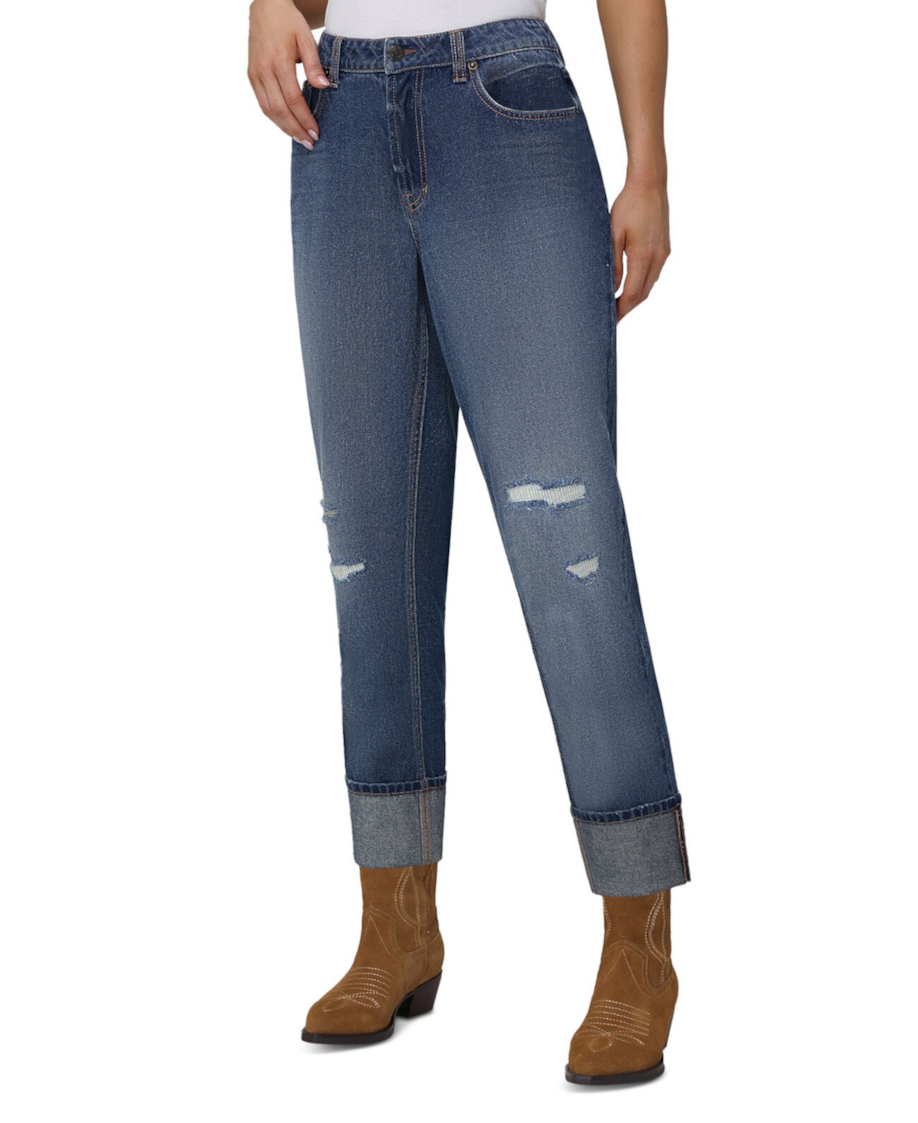 Women's Mid-Rise Straight-Leg Jeans Frye