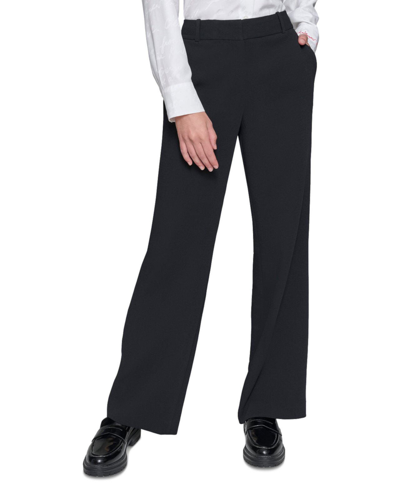 Women's Bootcut High-Rise Pants Karl Lagerfeld Paris