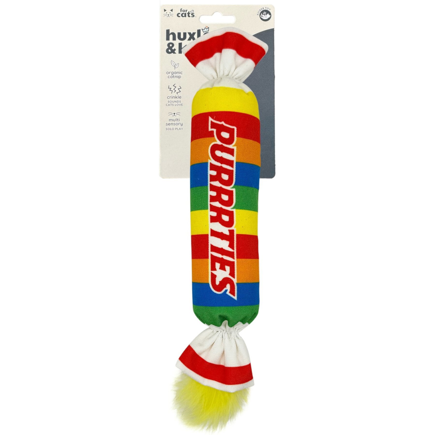 Huxley & Kent Cat Kicker Purrrties Cat Toy, Multicolor Huxley & Kent