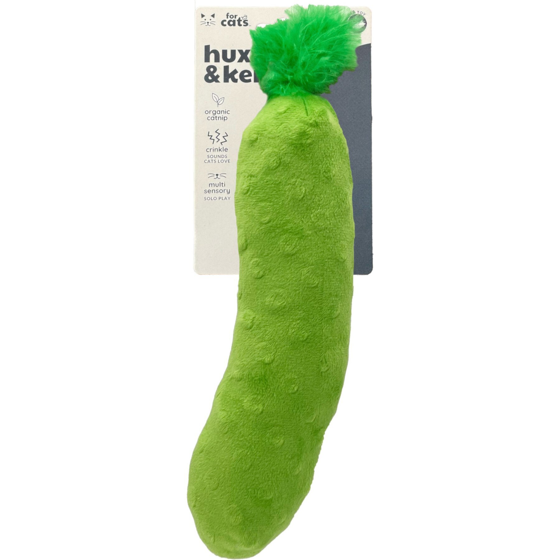 Huxley & Kent Cat Kicker Pickle Cat Toy, Green Huxley & Kent