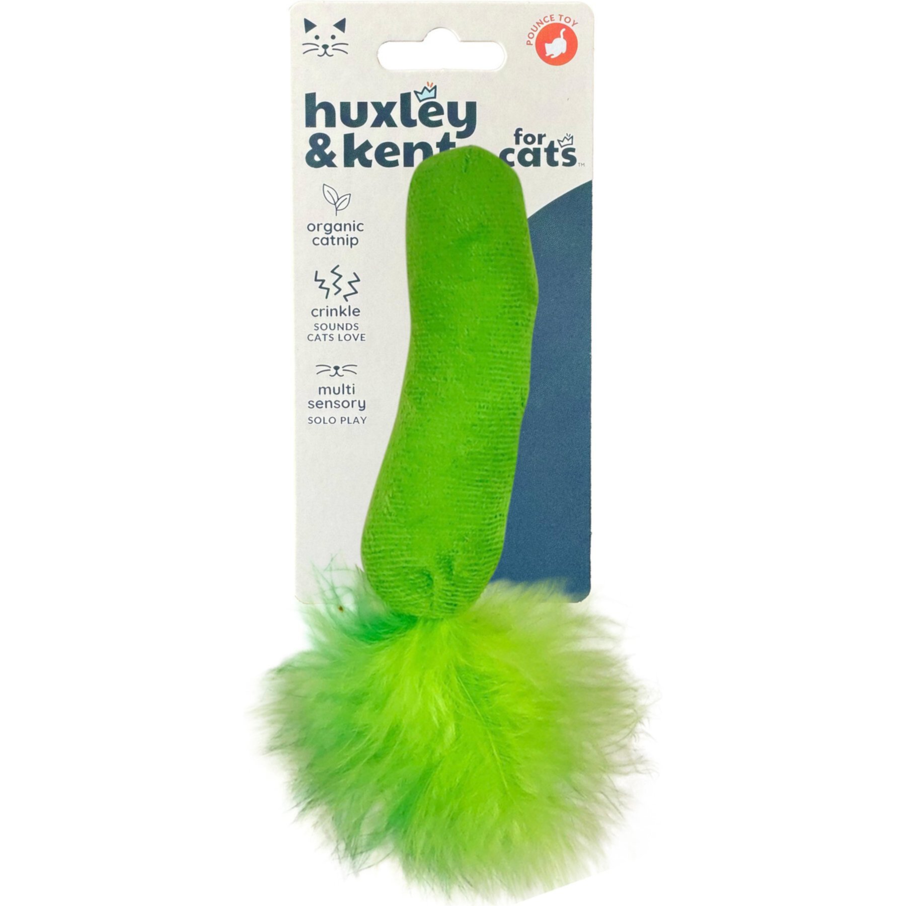 Huxley & Kent Cat Pickle Cat Toy, Green Huxley & Kent