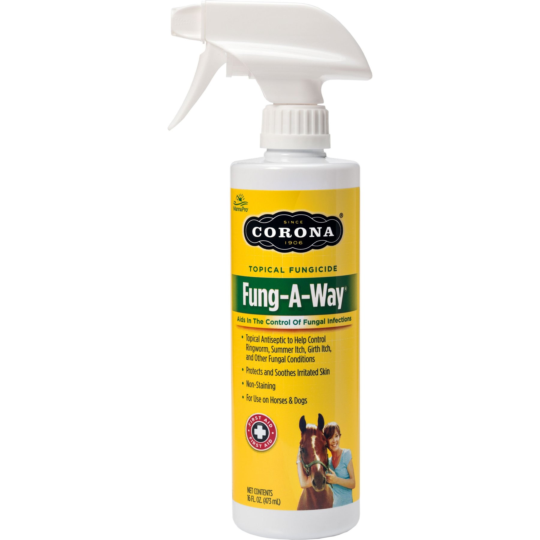 Corona Fung-A-Way Anti-Fungal Horse Spray, 16-oz bottle Corona