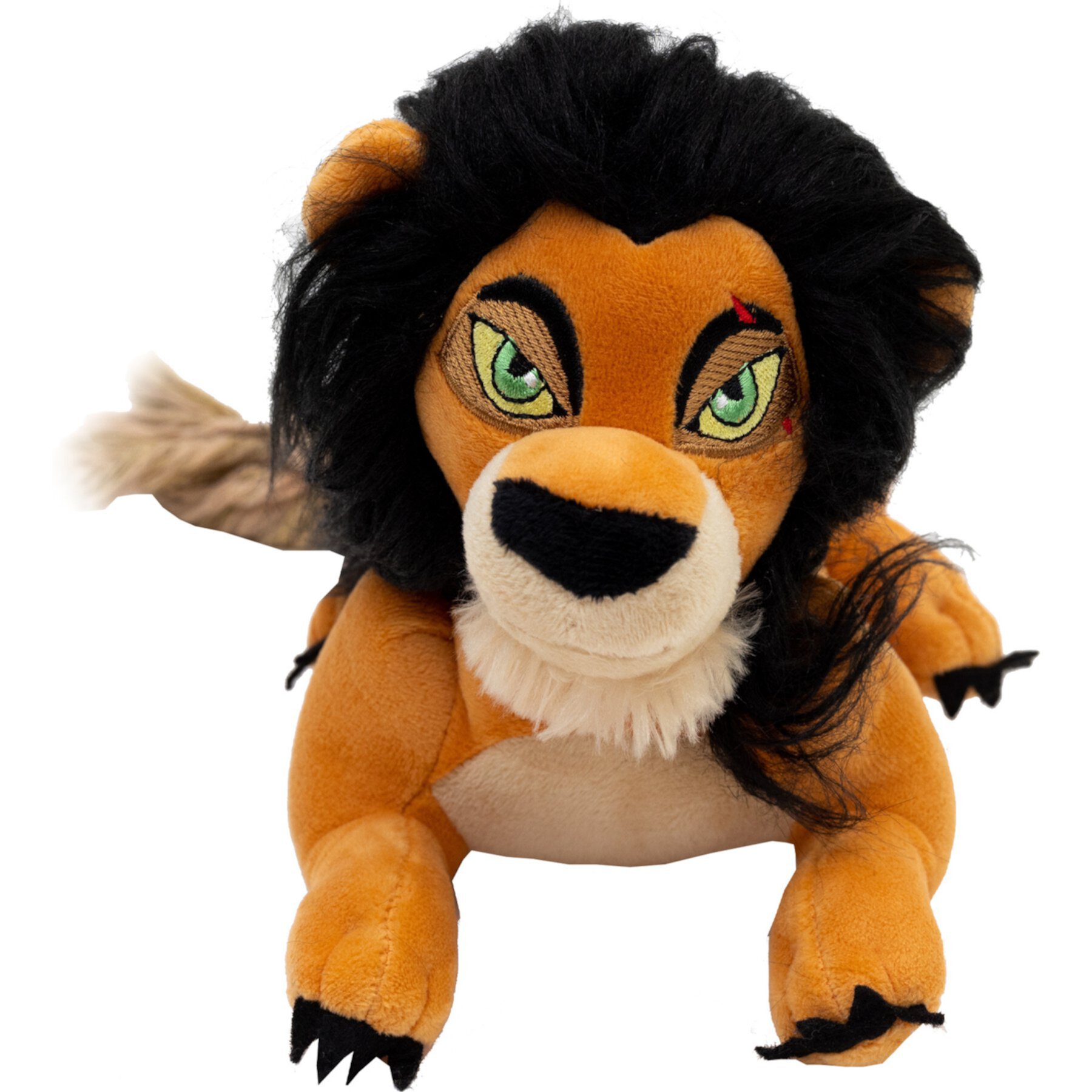 Buckle-Down Disney The Lion King Scar with Rope Tail Squeaky Plush Dog Toy Buckle-Down