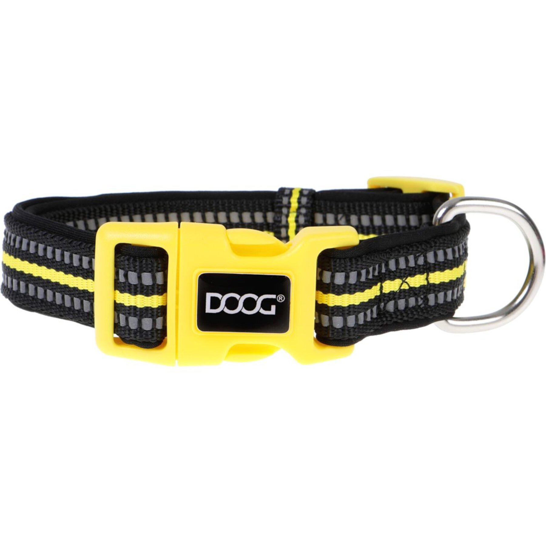 DOOG Neoprene Bolt Neon Dog Collar DOOG