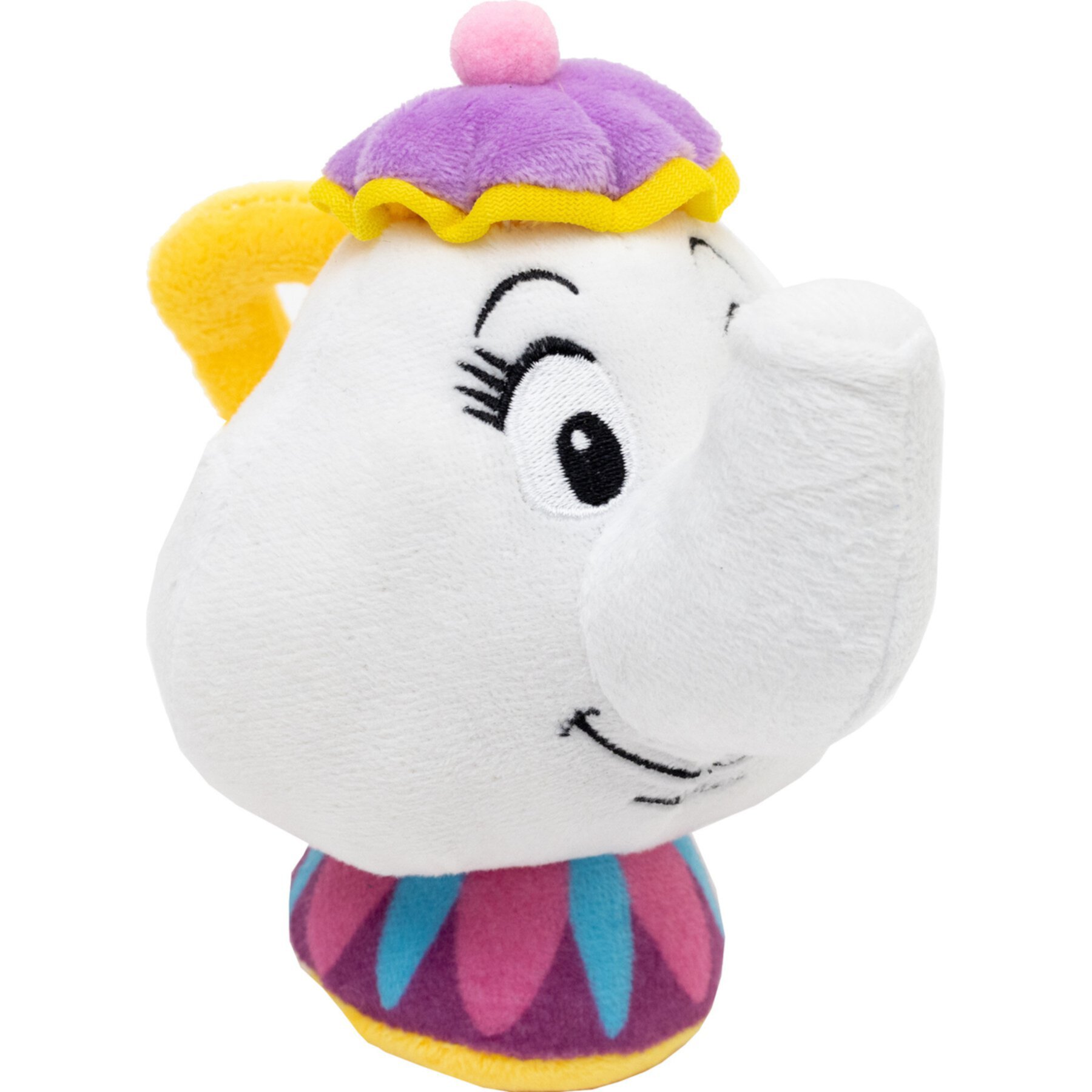 Buckle-Down Disney Beauty & the Beast Mrs. Potts Teapot Replica Squeaky Plush Dog Toy Buckle-Down