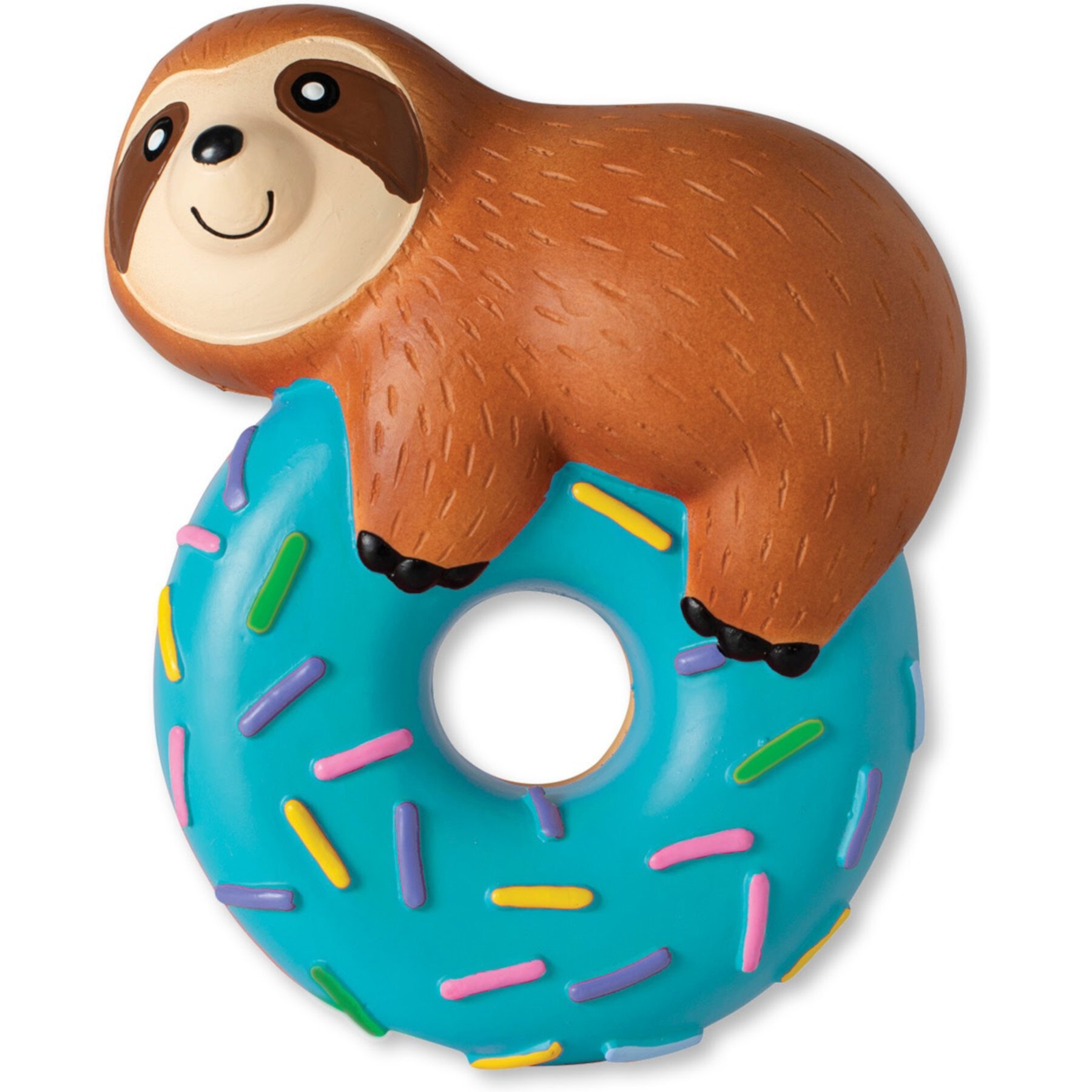 PETSHOP BY FRINGE STUDIO Donut Worry About A Thing Squeaky Dog Toy PETSHOP BY FRINGE STUDIO