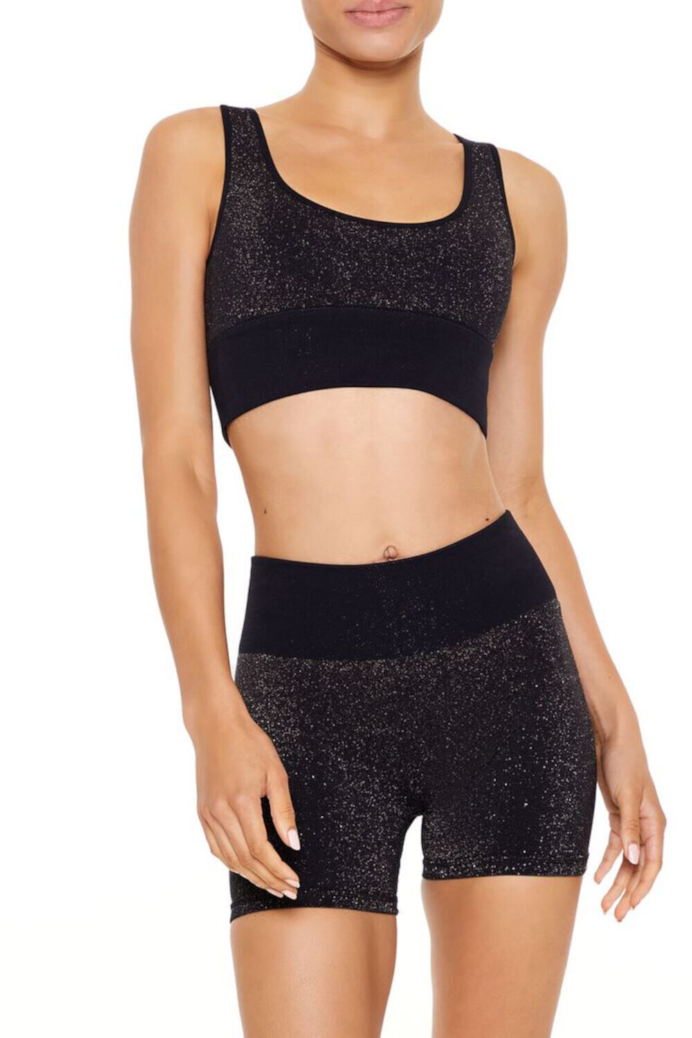 Active Seamless Glitter Sports Bra Forever21