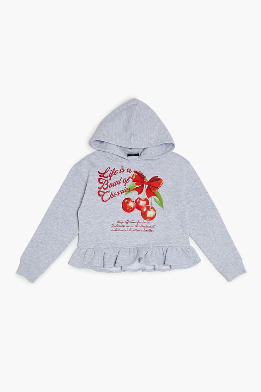 Girls Bowl Of Cherries Hoodie (Kids) Forever21