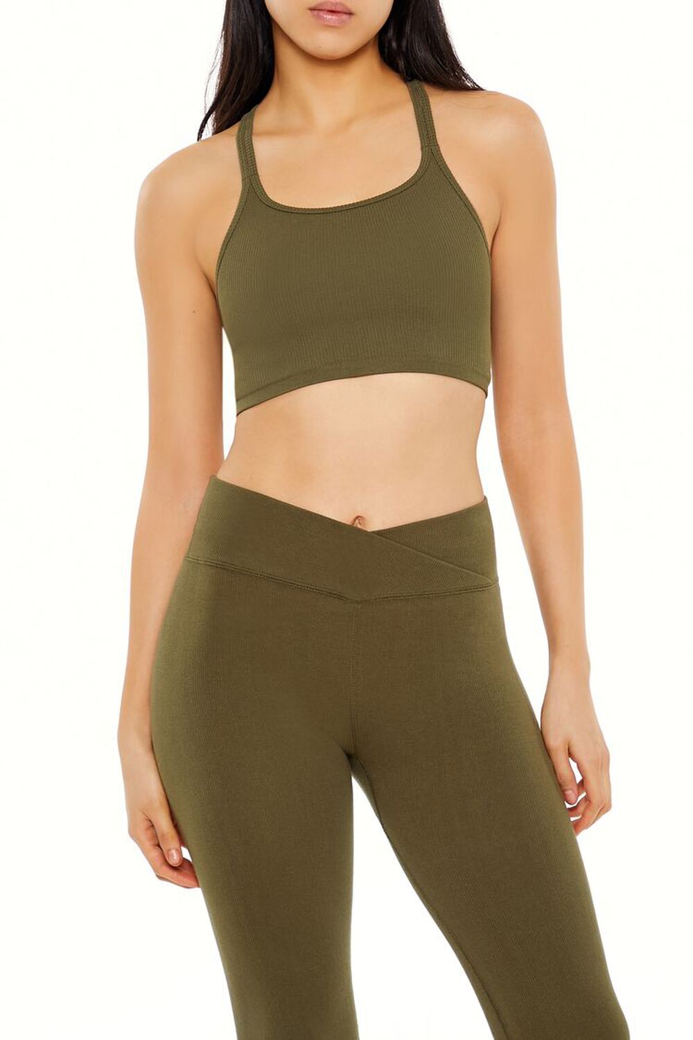 Seamless Caged Sports Bra Forever21