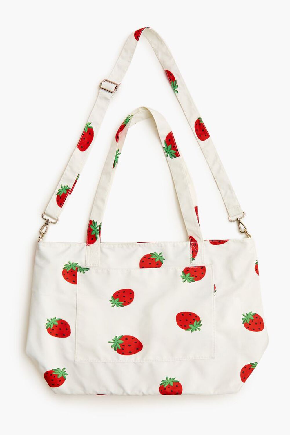 Strawberry Print Tote Bag Forever21