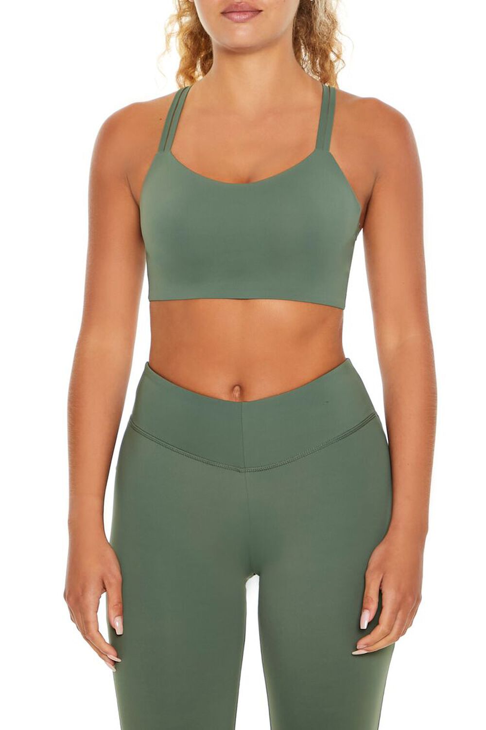 Strappy Crisscross Sports Bra Forever21