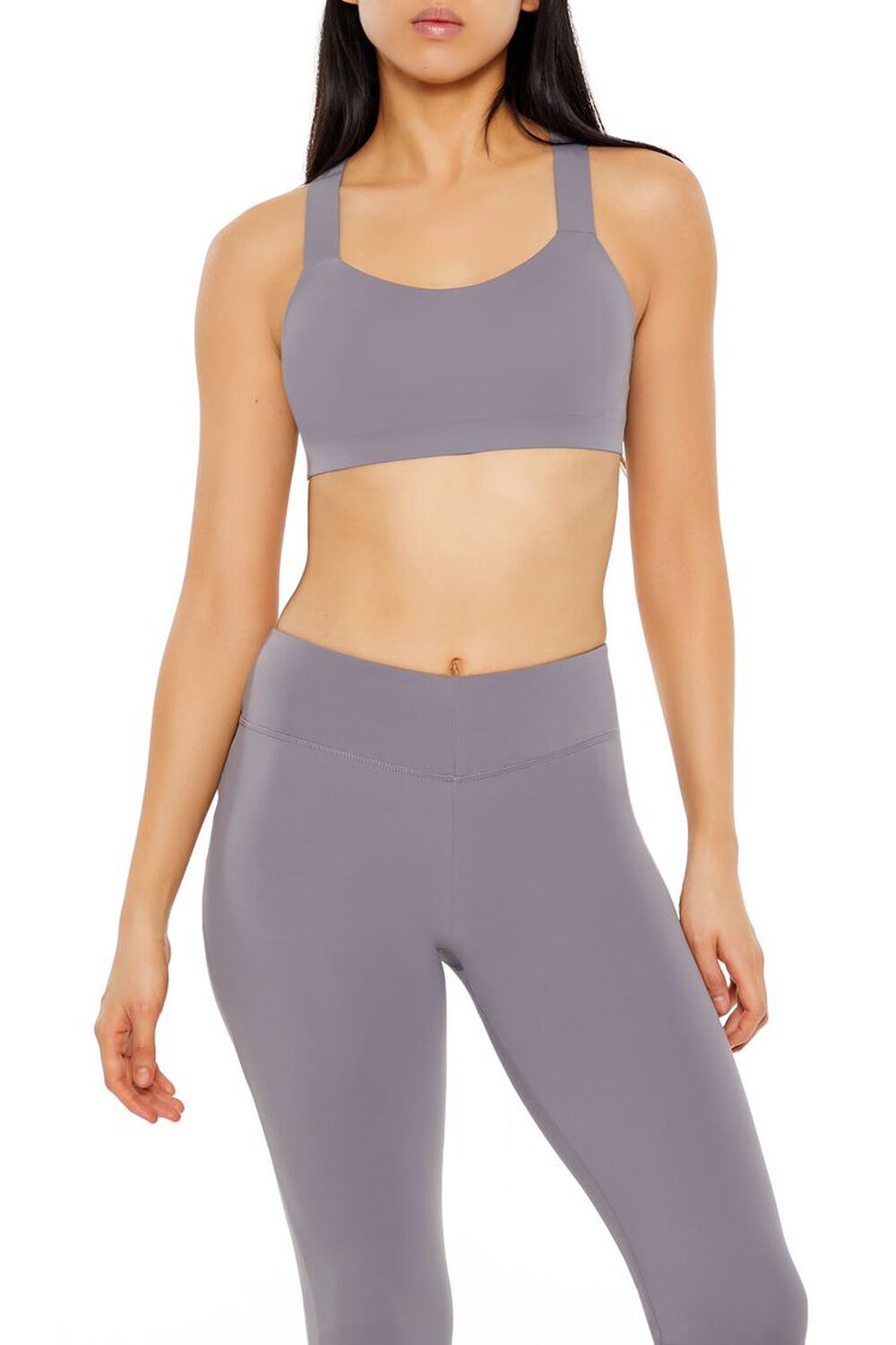 Y-Back Longline Sports Bra Forever21