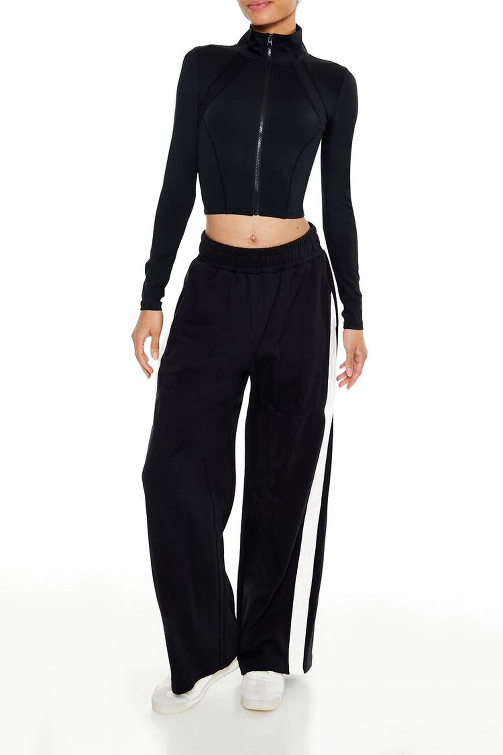 Active Two-Tone Sweatpants Forever21