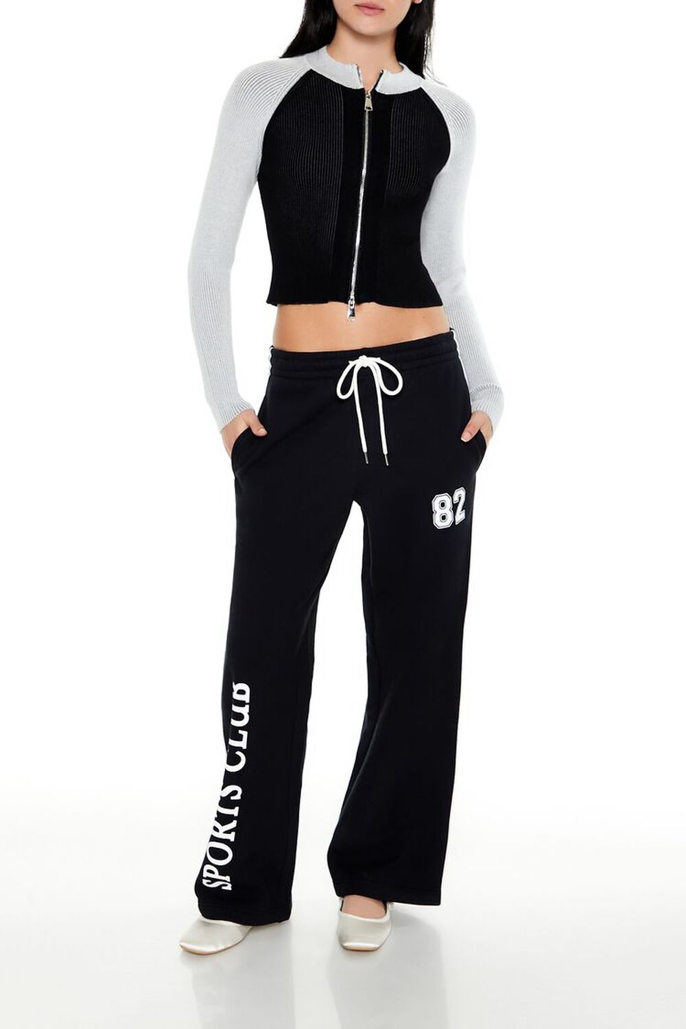 Fleece Sports Club Sweatpants Forever21