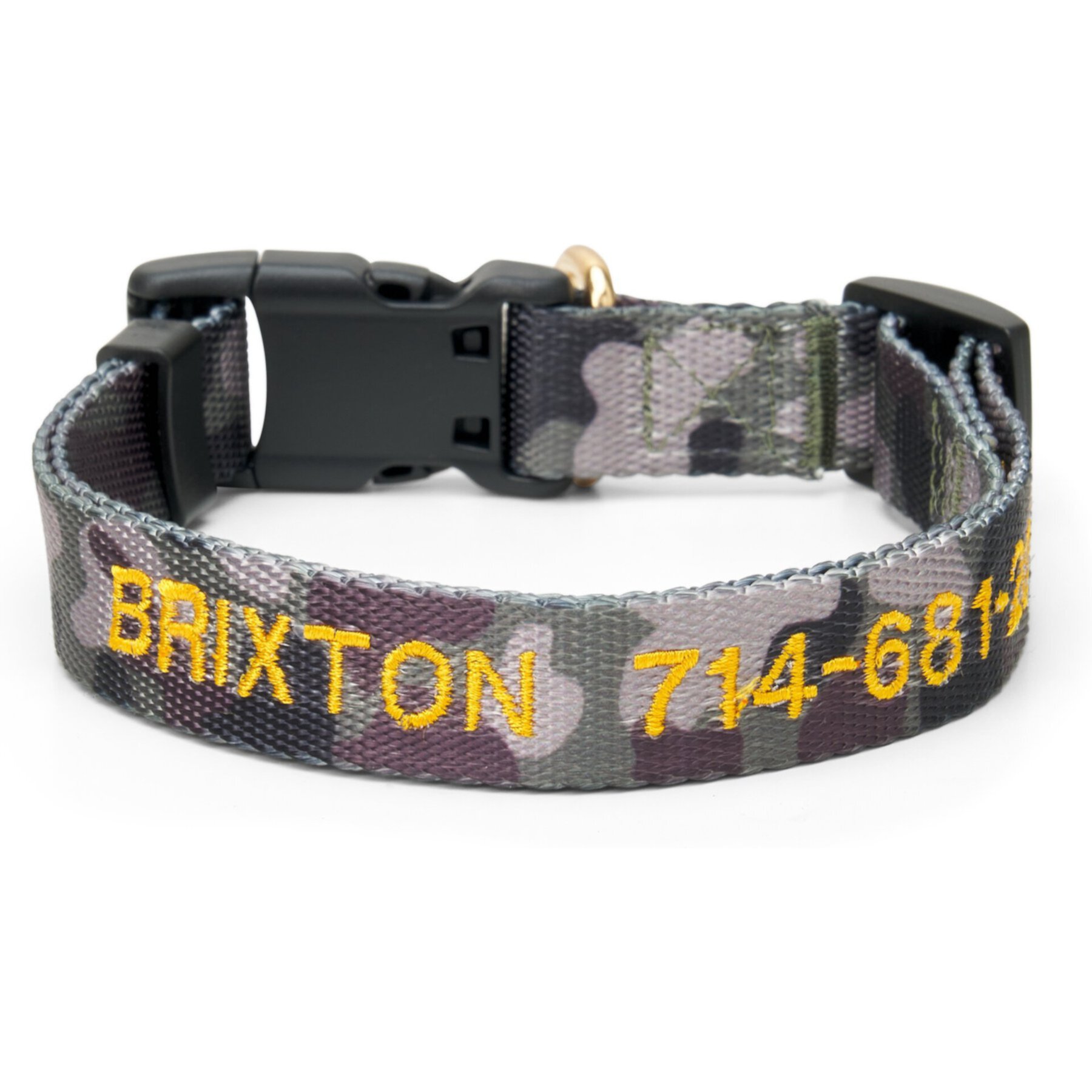 Boulevard Personalized Camo Dog Collar Boulevard