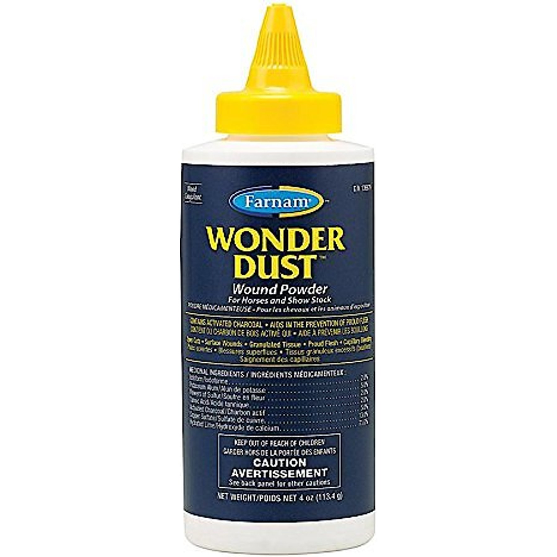 Farnam Wonder Dust Dog & Horse Wound Care Powder, 4-oz bottle Farnam