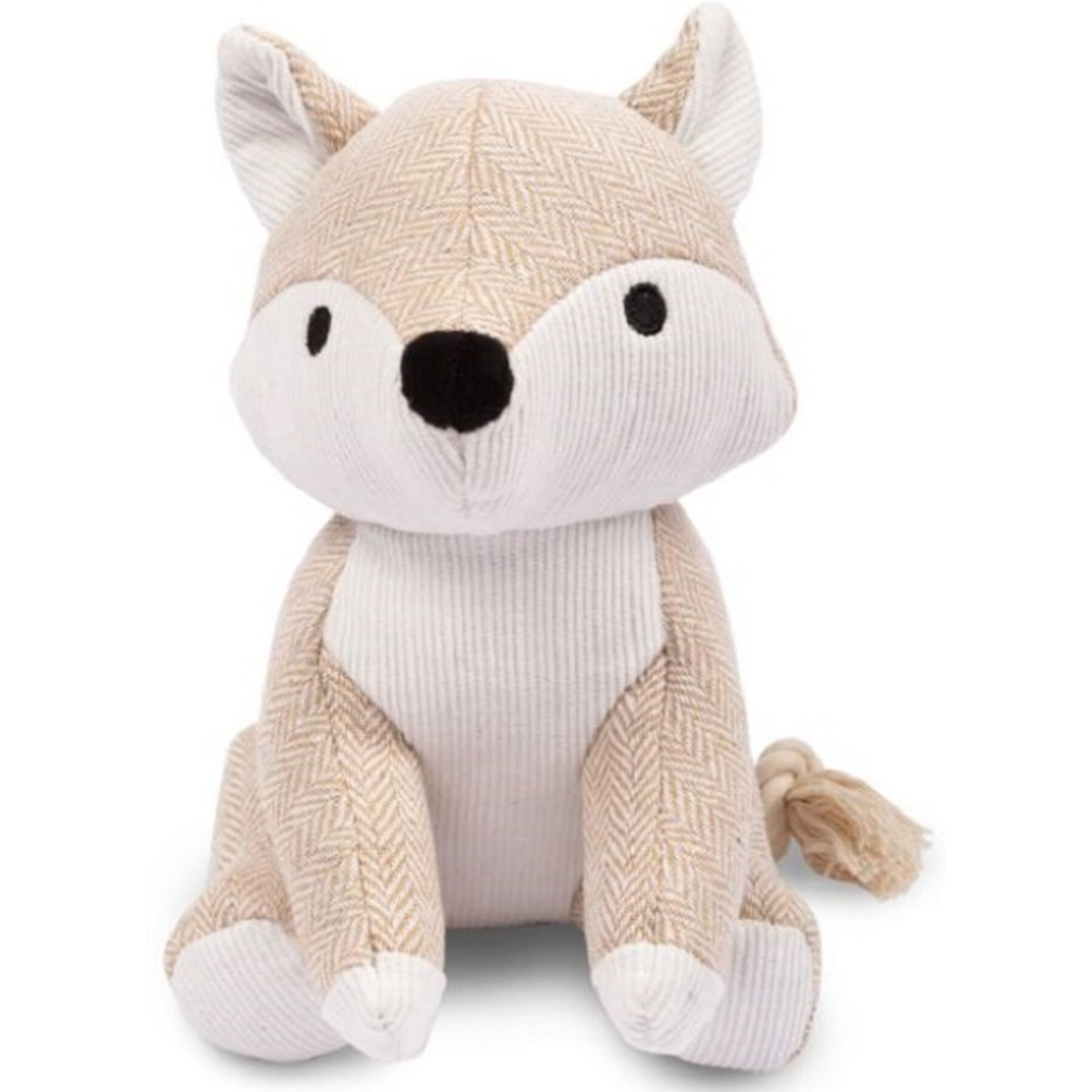 Harry Barker Fox Plush Dog Toy, White Harry Barker