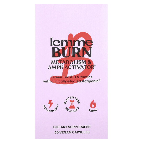 Burn, Metabolism & AMPK Activator, 60 Vegan Capsules Lemme