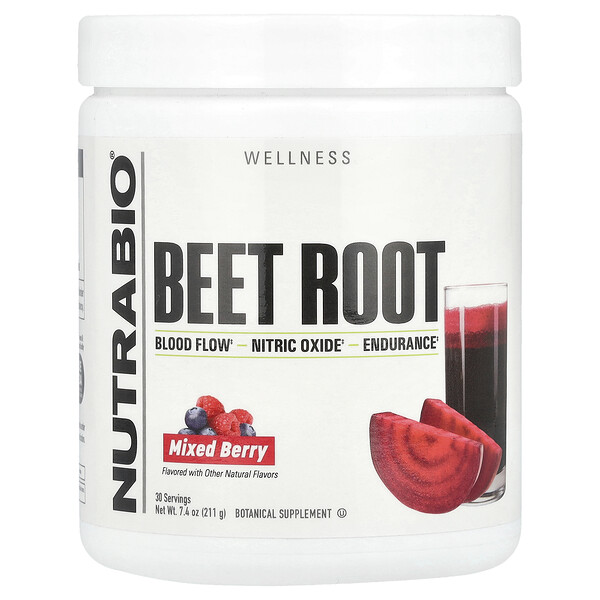 Beet Root, Mixed Berry, 7.4 oz (211 g) NutraBio