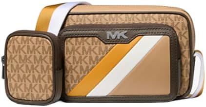 Michael Kors Rivington Striped Logo Camera Bag Michael Kors