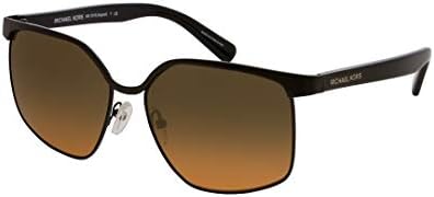 Michael Kors AUGUST MK1018 Sunglasses 114618-56 - Men's, Black Frame, Grey Orange MK1018-114618-56 Michael Kors