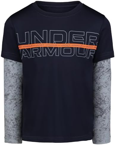 Under Armour UA Grunge WASH Slider, Navy Grunge Wash, 2T Under Armour