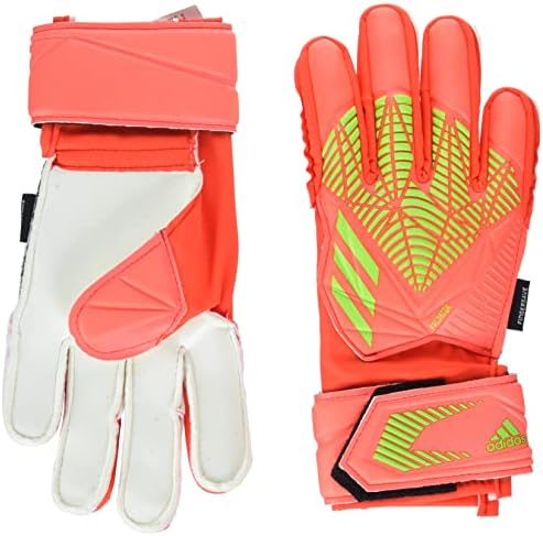 Unisex-Child Match Fingersave Predator Goalie Gloves Adidas