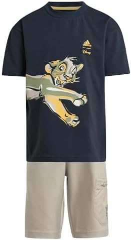 adidas girls Disney Lion King T-shirt Set Adidas