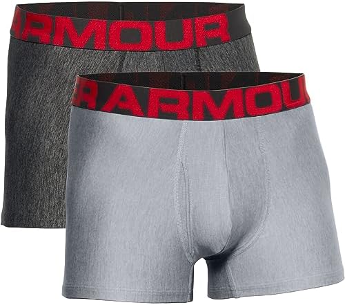 Under Armour Men's Multi-Pack Performance Tech Boxerjock Brief, 3" Inseam, All-Day Comfort & Soft Under Armour