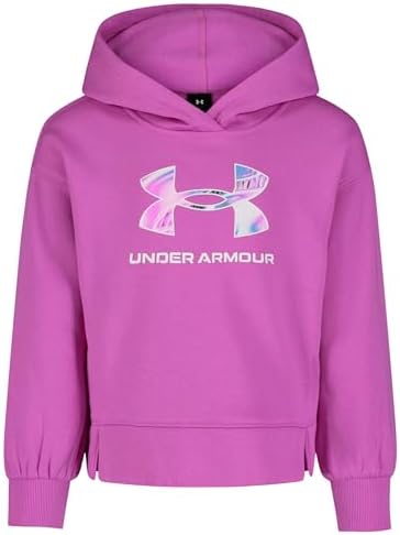 Under Armour UA RIVAL BIG LOGO HOODIE, Vivid Magenta, 5 Under Armour