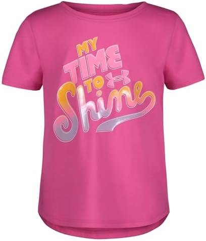 Under Armour UA TIME to Shine Logo SS, Rebel Pink - Shine, 6 Under Armour