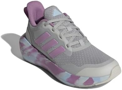 adidas Fortarun 2.0 Sneaker, Grey/Preloved Purple/Grey, 4 US Unisex Big Kid Adidas