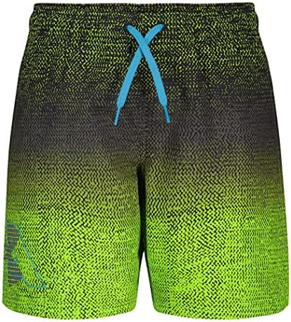 Under Armour Boys' Volley Fashion Swim Trunk, Black Maze Under Armour