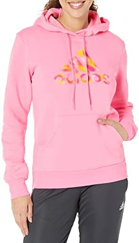 adidas Women's Badge of Sport 2-Tone Graphic Hoodie Adidas