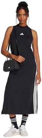 adidas Women's Essentials 3-Stripes Long Racerback Dress Adidas