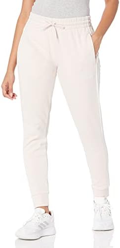 adidas Women's Plus Size Essentials 3-Stripes French Terry Cuffed Pants Adidas