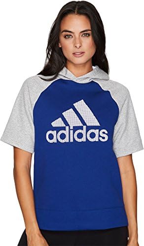 adidas Women's Athletics Fashion Full Zip Short Sleeve Hoody Adidas