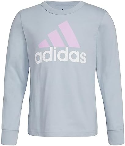 adidas Girls' Long Sleeve Regular Fit Tee Adidas