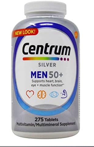 Centrum Men 50+ Multivitamin Tablet Age 50 and Older 275ct Centrum