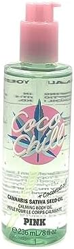 Victoria's Secret Pink Coco Chill Calming Body Oil with Coconout Oil 8 Fluid Ounce Victoria's Secret