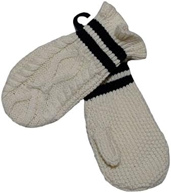 Polo Ralph Lauren Girls Knit Gloves 2T - 4T, Ivory Polo Ralph Lauren