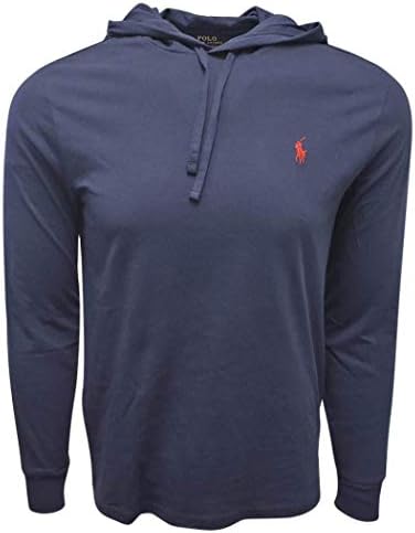 Polo Ralph Lauren Jersey Knit Hoodie Tee, Navy X-Large Polo Ralph Lauren