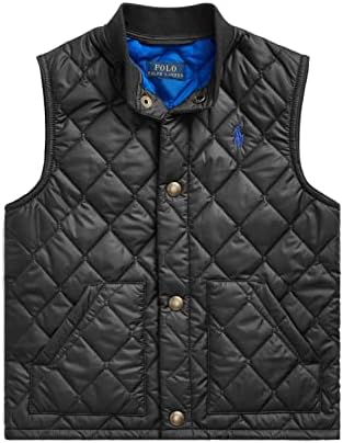 Polo Ralph Lauren Boys' Diamond Quilted Vest (2T, Polo Black) Polo Ralph Lauren