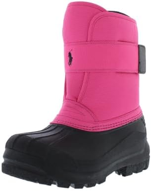 POLO RALPH LAUREN Everlee Boot PS Girls Shoes Size 6, Color: Baja Pink/Black-Pink Polo Ralph Lauren