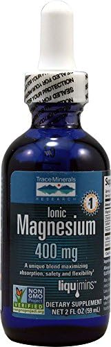 Trace Minerals Research Ionic Magnesium -- 400 mg - 2 fl oz Trace Minerals