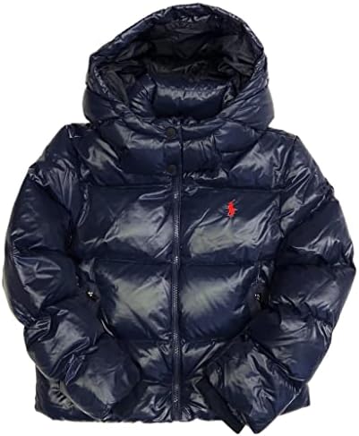 POLO RALPH LAUREN Girls Quilted Down Filled Jacket (7 (Small)) Polo Ralph Lauren