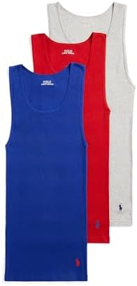 POLO RALPH LAUREN Men's 3-Pack Classic Fit Tanks Polo Ralph Lauren